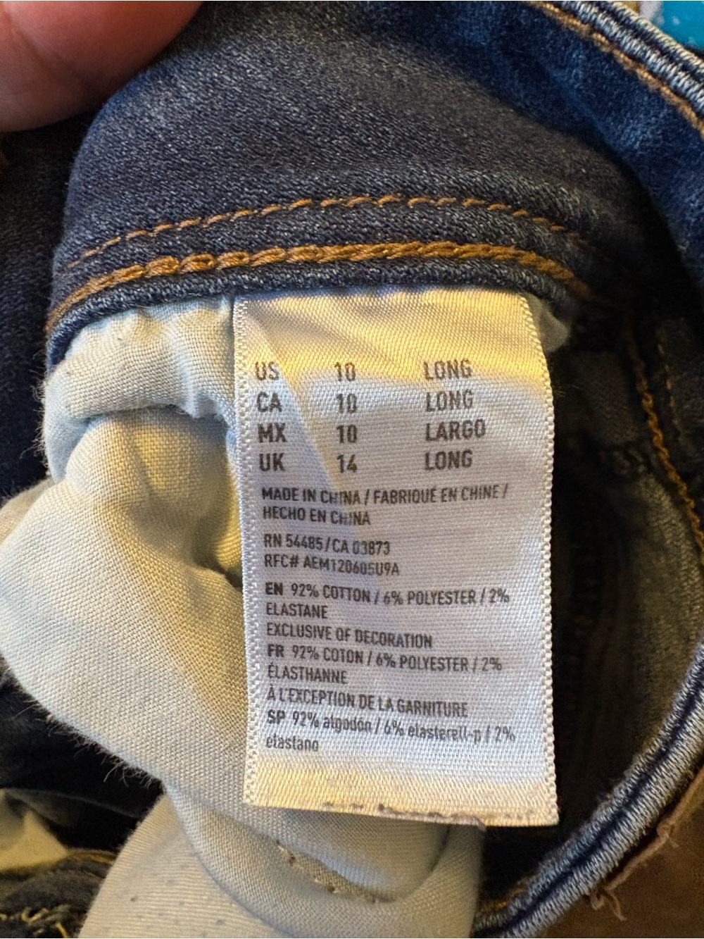 American Eagle Outfitters Dark Blue Bootcut Jeans - Picture 10 of 10